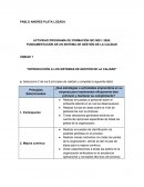 PROGRAMA DE FORMACIÓN ISO 9001: 2008: FUNDAMENTACIÓN DE UN SISTEMA DE GESTIÓN DE LA CALIDAD