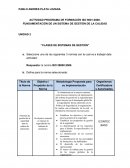 Actividad programa de formación ISO 9001:2008: fundamentación de un sistema de gestión de la calidad