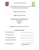Determinación de la densidad de un gas Práctica No. 3