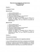 Elementos de Investigación de Operaciones