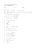 PRUEBA DE COMPRENSIÓN LECTORA - EL CAZADOR DE CUENTOS