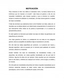 La motivación como “la fuerza interior de los individuos que los impulsa a la acción”