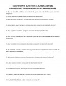 GUIA PARA LA ELABORACION DEL CUMPLIMIENTO DE RESPONSABILIDADES PROFESIONALES