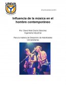 Para la materia de Desarrollo de Habilidades Universitarias Hablar sobre música es hablar sobre un arte tan antiguo como la humanidad misma