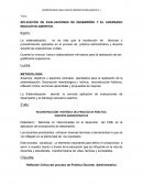 APLICACIÓN DE EVALUACIONES DE DESEMPEÑO Y EL LIDERAZGO EDUCATIVO ASERTIVO