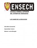 LOS VAINES DE LA EDUCACION