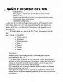 Baño e higiene, Es la higiene corporal que se le brinda al recién nacido.