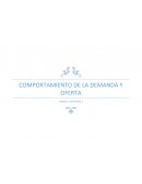 El nuevo Comportamiento de la oferta y la demanda