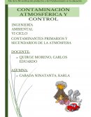 CONTAMINANTES PRIMARIOS Y SECUNDARIOS DE LA ATMÓSFERA