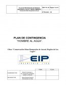 Plan de contingencia hombre al agua