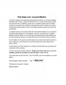 Para llegar a ser una gran Maestra