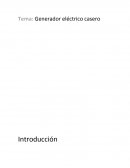 ¿Como hacer un generador eléctrico casero?