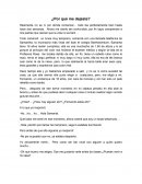 Cuentos ¿Por qué me dejaste?