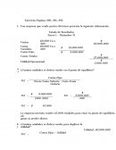 Como son los Costos unidad 9 Ejercicios