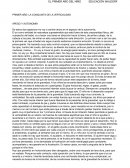 EL PRIMER AÑO DEL NIÑO. LA CONQUISTA DE LA VERTICALIDAD