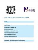 Case practica de la capacidad fisica: fuerza