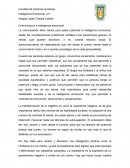 Comunicación e inteligencia emocional