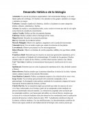 Desarrollo histórico de la biología