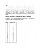 Ejercicios Matlab Ejemplo: Ajustando un polinomio a los datos de velocidad