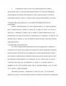 VALORES ORGANIZACIONALES Y LOS OBJETIVOS PROPUESTOS EN EL ESCENARIO