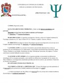 Depresión escolar(PROTOCOLO DE INVESTIGACIÒN)