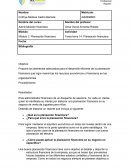 Planeación financiera Actividad: Tarea tema 14. Planeación financiera