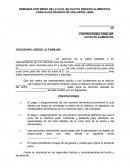 LA GRAN DEMANDA POR MEDIO DE LA CUAL SE OLICITA PENSION ALIMENTICIA
