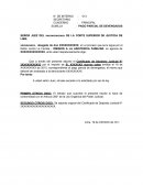 Escrito de deposito judicial