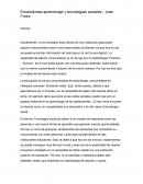 Ecosistemas aprendizaje y tecnologías sociales - Juan Freire