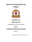 CATEDRÁTICO FUNDAMENTOS DE INVESTIGACIÓN