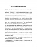 ARTÍCULOS APLICABLES AL CASO