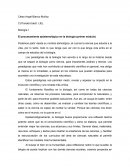 El procesamiento epistemológico en la biología