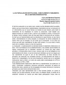 LA AUTOEVALUACIÓN INSTITUCIONAL COMO ELEMENTO FUNDAMENTA EN LA GESTIÓN ETNOEDUCATIVA