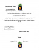 ANTEPROYECTO MONOGRAFICO DE DERECHO