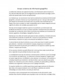 Ensayo: sistemas de información geográfica