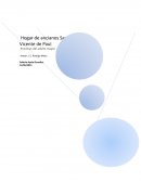 Practicas de enfermería del adulto mayor: Hogar de ancianos San Vicente de Paul