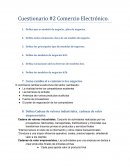 Cuestionario #2 Comercio Electrónico.