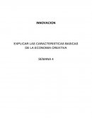Caracteristicas básicas de economía creativa