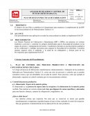 Lineamientos para mantener el cumplimiento de las BPF en las áreas productivas de Pasteurizadora Táchira C.A.