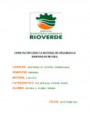 COMO HA INFLUIDO LA MATERIA DE DESARROLLO HUMANO EN MI VIDA