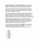 Hidrocarburos alifáticos: Los hidrocarburos alifáticos son los compuestos orgánicos no derivados del benceno