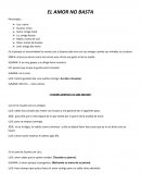 EL AMOR NO BASTA - OBRA DE TEATRO