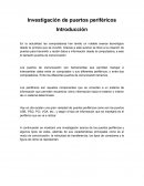 Investigación de puertos periféricos