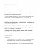 Evolución de las finanzas - Reseña