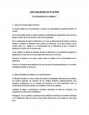 LOS DIALOGOS DE PLATON “EL DIALOGO DE LA CIENCIA “