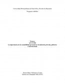 La importancia de la contabilidad gerencial en la industria privada, gobierno e internacional