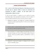 Cuestionario. Fuentes de Financiamiento