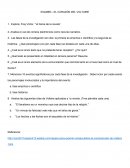 EXAMEN - EL CORAZÓN DEL VOLTAIRE