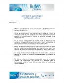 Configuración estática de routers