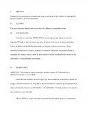 Análisis de riesgo de empresa